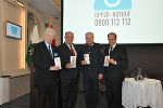 Michael Lepuschitz, 2. LH-Stv. Siegfried Schrittwieser, Josef Klamminger und Martin Meier (Landesleiter Weißer Ring Steiermark) (v. l.) © steiermark.at/Wolfgang Strasser; bei Quellenangabe honorarfrei