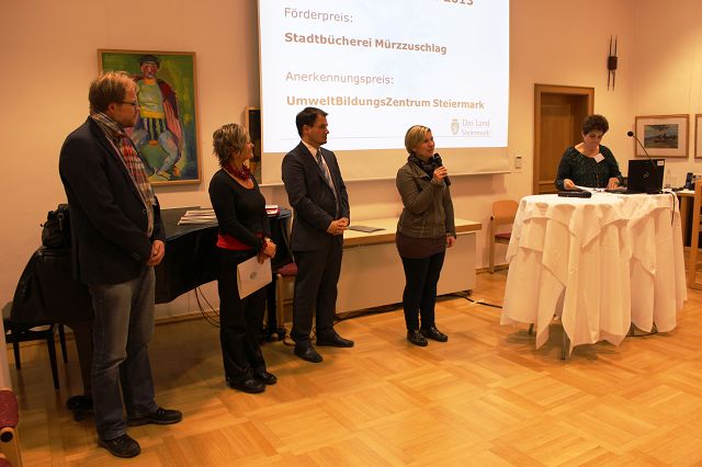 Förderpreis an die Stadtbibliothek Mürzzuschlag