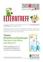 ELTERNTREFF: Prävention von Essstörungen: Was kann ich als Mutter oder Vater tun? © Familien- & KinderInfo