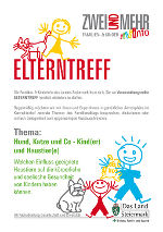 ELTERNTREFF: Hund, Katze und Co - Kind(er) und Haustier(e) © Familien- & KinderInfo