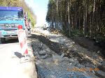 Schüttung im Kurvenbereich © bblhb Schüttung im Kurvenbereich © bblhb