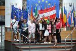 Seit über zehn Jahren reisen steirische Schülerinnen und Schüler zu den EU-Institutionen. © Fachschule Haidegg