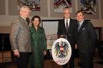 Österreichs Botschafter Hans Peter Manz mit Landtagsvizepräsidentin Ursula Lackner, Stadtrat Gerhard Rüsch und dem Direktor des österreichischen Kulturforum Andreas Pawlitschek in der US-Hauptstadt Washington DC.