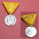 Kärntner Medaille für Verdienste im Feuerwehrwesen für 40-jährige Betätigung in Silber