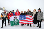 LH Franz Voves, Botschafterin Alexa Wesner und LR Christian Buchmann (Mitte) mit steirischen Wirtschaftsgrößen in Schladming. © Foto Huber; bei Quellenangabe honorarfrei LH Franz Voves, Botschafterin Alexa Wesner und LR Christian Buchmann (Mitte) mit steirischen Wirtschaftsgrößen in Schladming.