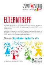 ELTERNTREFF: Streitkultur in der Familie © Familien- & KinderInfo