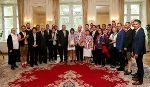 Die steirische Delegation bei den Special Olympics beim heutigen Empfang im Weißen Saal der Grazer Burg