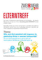 ELTERNTREFF: Interdisziplinäre Frühförderung und Familienbegleitung - Wie kann Entwicklungsförderung optimal gelingen? © Familien- & KinderInfo ELTERNTREFF: Interdisziplinäre Frühförderung und Familienbegleitung - Wie kann Entwicklungsförderung optimal gelingen?