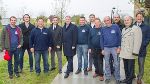 Die Mitarbeiter der Baubezirksleitung Steirischer Zentralraum mit Bundesminister Andrä Rupprechter, Landesrat Johann Seitinger, Bürgermeister Siegfried Nagl, Abteilungsleiter Johann Wiedner und Baubezirksleiter Thomas Hofer © Stadt Graz/Foto Fischer