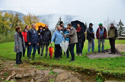 Besichtigung der archäologischen Grabung in Schwanberg © St:WUK/Teubl Besichtigung der archäologischen Grabung in Schwanberg © St:WUK/Teubl