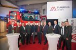 LH Hermann Schützenhöfer verlieh das steirische Landeswappen an den Feuerwehrfahrzeugbauer Magirus Lohr in Kainbach © Fotos: Magirus Lohr; bei Quellenangabe honorarfrei LH Hermann Schützenhöfer verlieh das steirische Landeswappen an den Feuerwehrfahrzeugbauer Magirus Lohr in Kainbach
