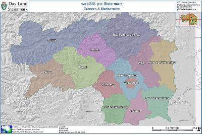 Styrian districts 