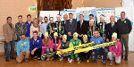 Treffen der Generationen: Renate Götschl, Hubert Neuper und Christoph Sumann unterstützen die Nachwuchssportler © Fotos: steiermark.at/Strasser, Verwendung bei Quellenanabe honorarfrei Treffen der Generationen: Renate Götschl, Hubert Neuper und Christoph Sumann unterstützen die Nachwuchssportler