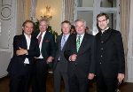 Herbert Paierl, Veit Sorger, Jochen Pildner-Steinburg, LH Hermann Schützenhöfer und Andreas Zakostelsky (v.l.) beim feierlichen 120-Jahr-Jubiläum der "Steirer in Wien" in der Grazer Burg © GEPA Pictures