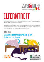 ELTERNTREFF: "Das Monster unter dem Bett" - Kinder und ihre Ängste © Familien- & KinderInfo