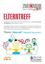 ELTERNTREFF: "Keep cool" - Gelassenheit üben als Eltern © Familien- & KinderInfo