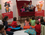 Die "Lies-was-Wochen" starteten mit einer Vorlesestunde für Kinder eines Grazer Kindergartens.