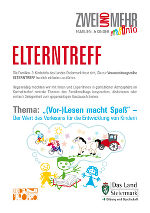ELTERNTREFF: „(Vor)lesen macht Spaß!“ – der Wert des Vorlesens für die Entwicklung von Kindern © Familien- & KinderInfo