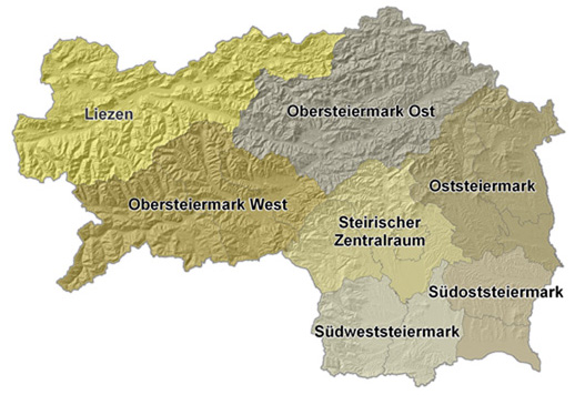Regionslandkarte