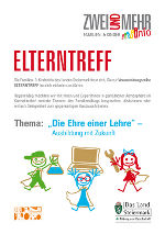ELTERNTREFF: „Die Ehre einer Lehre“ – Ausbildung mit Zukunft © Familien- & KinderInfo