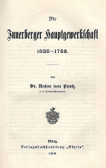 Die Innerberger Hauptgewerkschaft 1625–1783 ©      