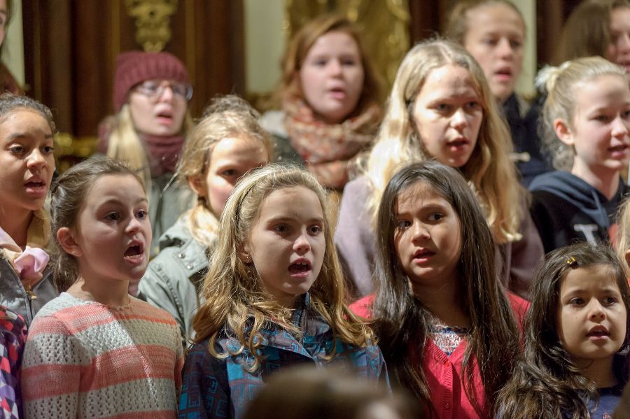 Mädchen im Chor