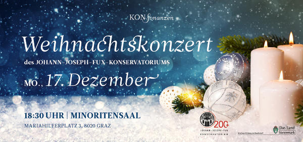 Weihnachtskonzert © Land Steiermark