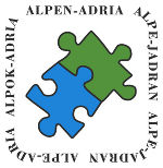 The logo of the Alps-Adriatic Alliance