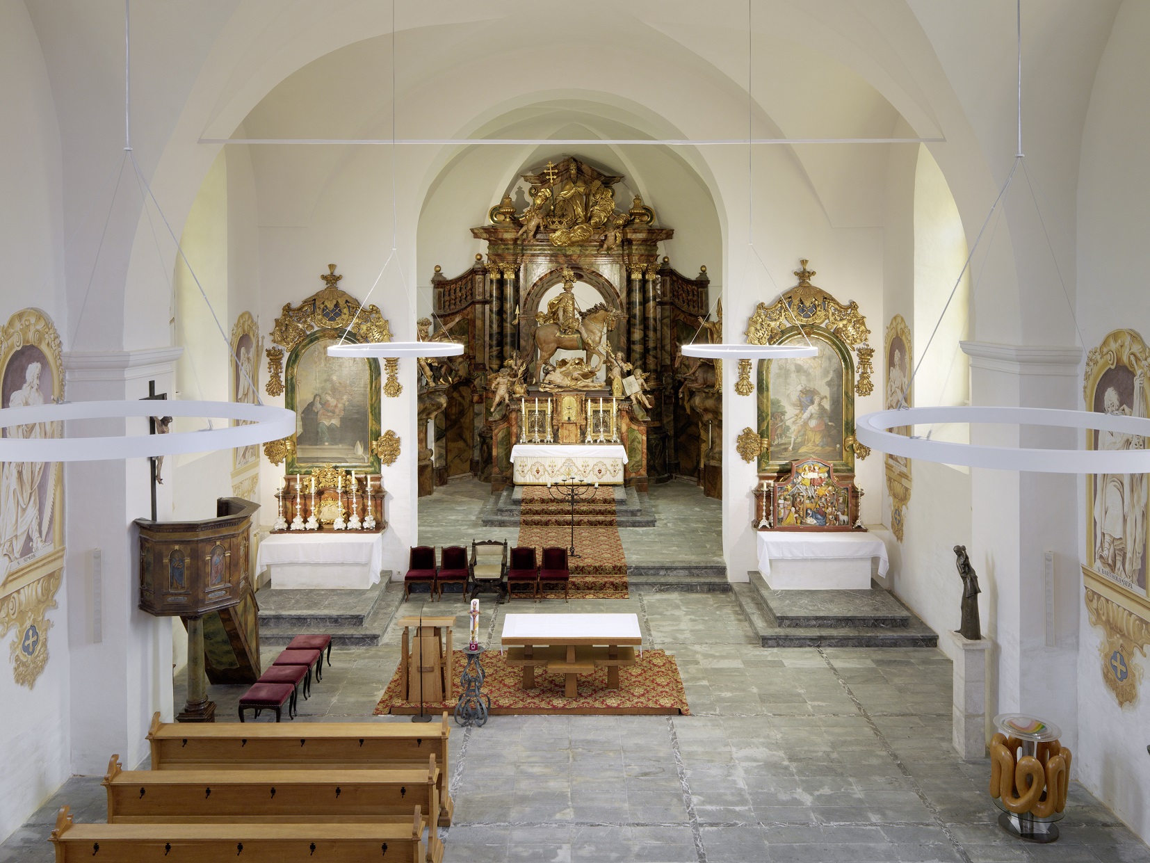 Neu restaurierte Schlosskirche