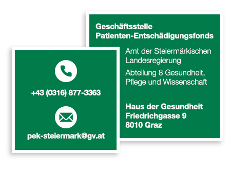 Patienten-Entschädigungsfonds © Land Stmk. Patienten-Entschädigungsfonds © Land Stmk.