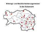 Symbolische Steiermark-Karte 