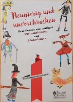Titelbild des Geschichtenbuches mit Kinderzeichnungen