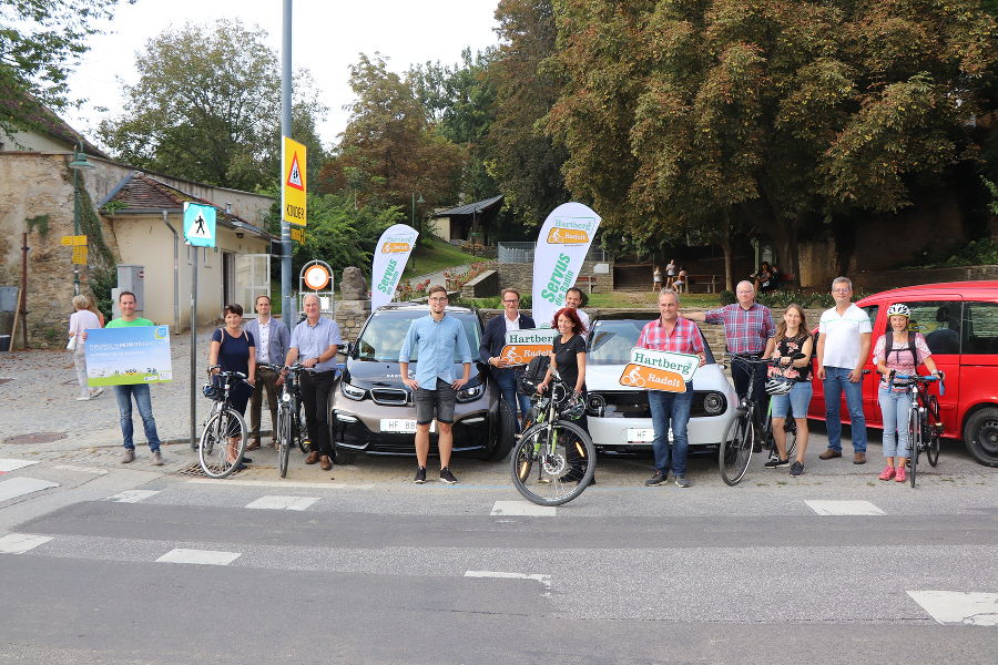 "Duell" in Hartberg: Fahrrad versus Auto