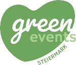Das ist das Logo von Green Events Steiermark.