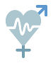 Symbolbild mit einem gezeichneten Herzen, dazu die Pfeile für Männlich und Weiblich