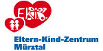 Logo EKIZ Mürztal in Form des Schriftzuges und Herzen samt weiterer Zeichnungen