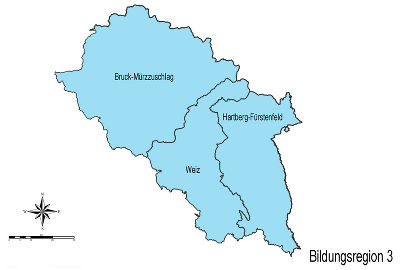 Die Bildungsregion 3 im Detail.