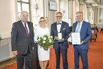 LH Hermann Schützenhöfer, Josef Herk mit Gattin und LH-Stv. Anton Lang (v.l.). LH Hermann Schützenhöfer, Josef Herk mit Gattin und LH-Stv. Anton Lang (v.l.).