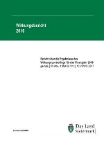 Deckblatt des Wirkungsberichts 2016
