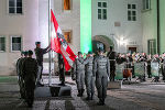 Als Höhepunkt wurde die österreichische Flagge gehisst.