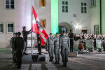 Als Höhepunkt wurde die österreichische Flagge gehisst. © LandSteiermark/Binder, bei Quellenangabe honorarfrei Als Höhepunkt wurde die österreichische Flagge gehisst.