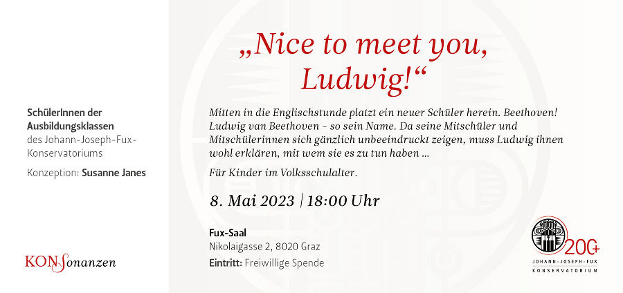 Nice to meet you, Ludwig Nice to meet you, Ludwig