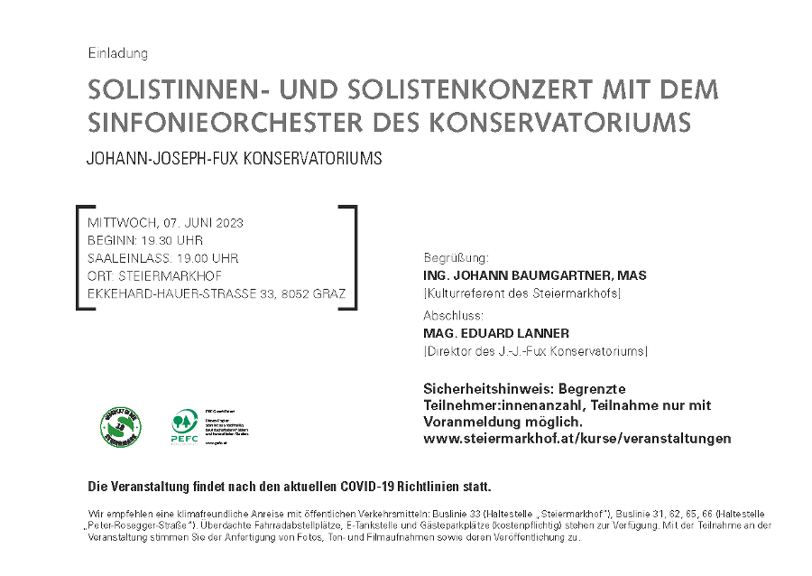 Solistenkonzert Solistenkonzert