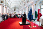 Landeshauptmann Christopher Drexler begrüßte die rund 100 Spitzendiplomatinnen und -diplomaten des diplomatischen Korps in Graz.