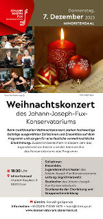 Weihnachtskonzert © Land Steiermark, Konservatorium