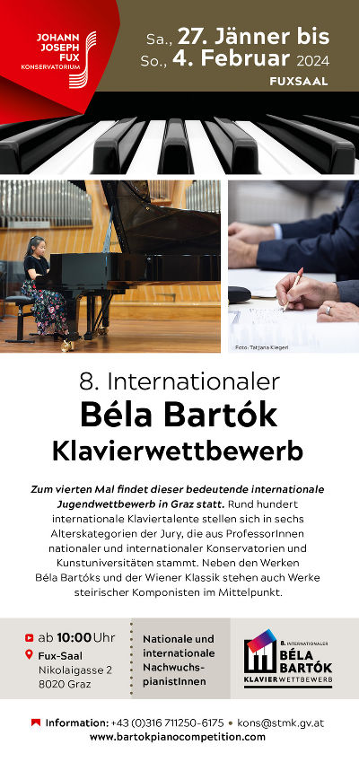 Bartok © Land Steiermark, Konservatorium Bartok