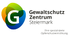 Das neue Logo des Gewaltschutzzentrums Steiermark. Es vermittelt einen dynamischen, ruhigen Eindruck.