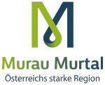 Logo mit dem Schriftzug Murau Murtal - Österreichs starke Region