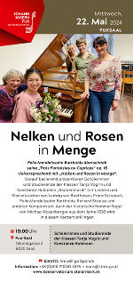 Nelken und Rosen in Menge © Land Steiermark, Konservatorium