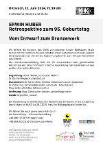 204 Erwin Huber Retrospektive zum 95. Geburtstag © Erwim Huber 204 Erwin Huber Retrospektive zum 95. Geburtstag